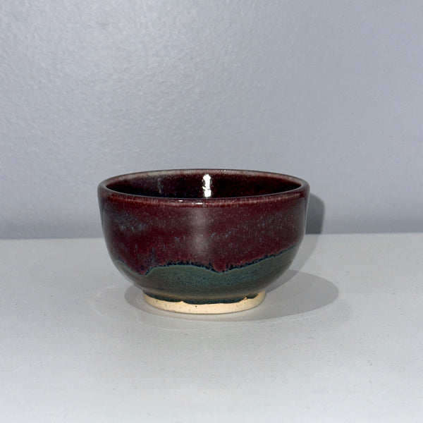 Raspberry and Floating Blue Mini Bowl