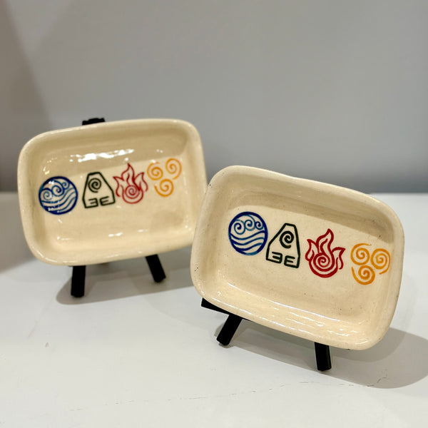 Avatar Four Nation Symbols Small Dish