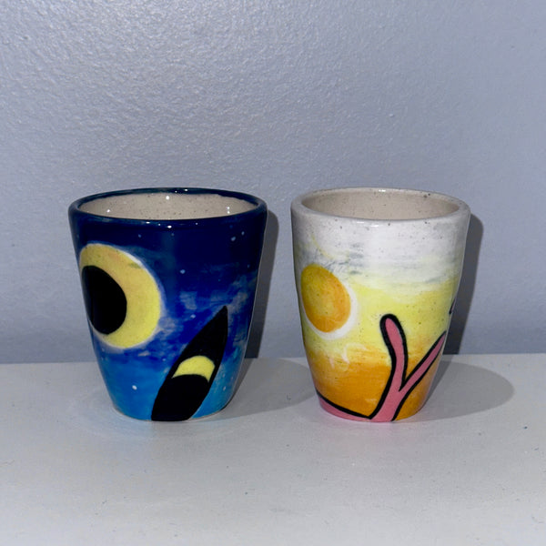 Espeon and Umbreon Shot Glasses
