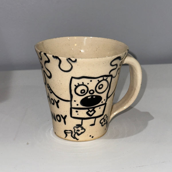 DoodleBob Pottery – Hand-Painted Mug, Cup, or Tea Cup