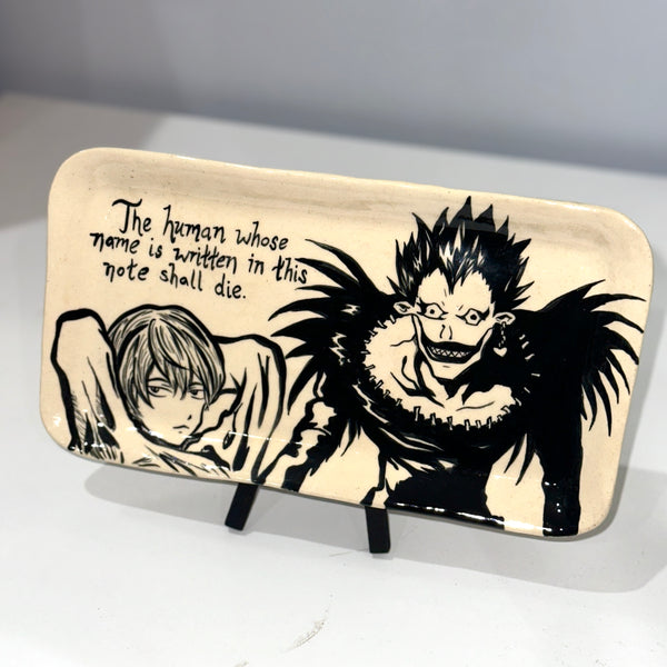 Light and Ryuk Death Note Tray