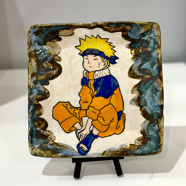Naruto Uzumaki Square Plate