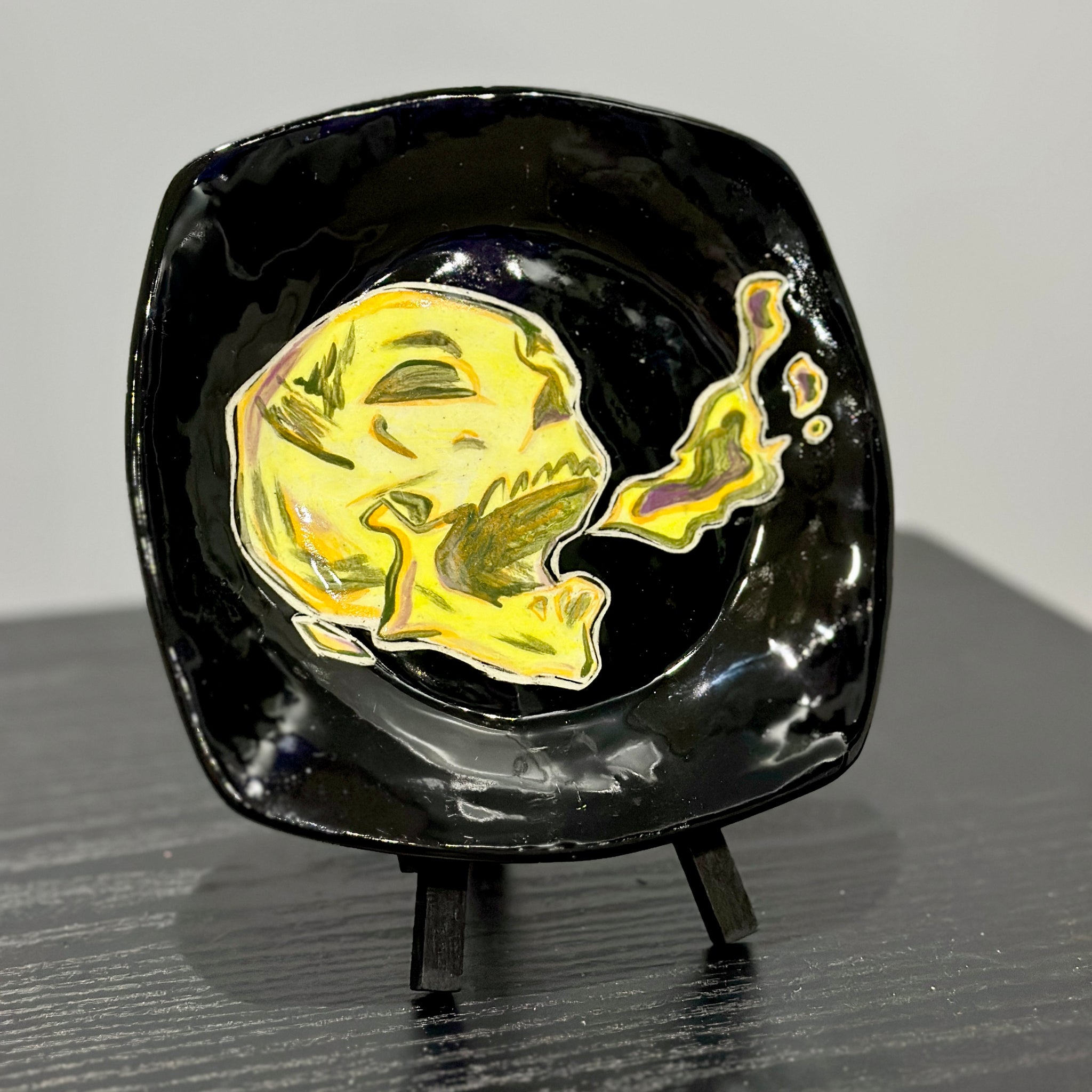Skull Fire Breathing Plate