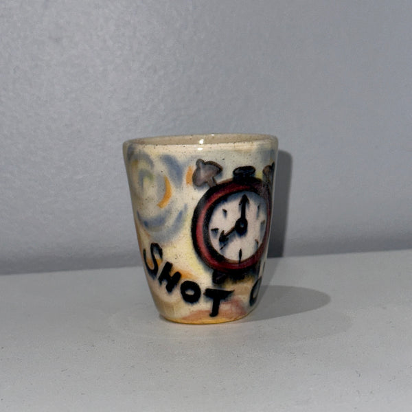 "Shot O' Clock" Shot Glass