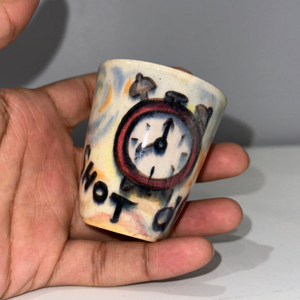 "Shot O' Clock" Shot Glass