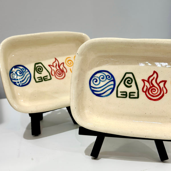 Avatar Four Nation Symbols Small Dish