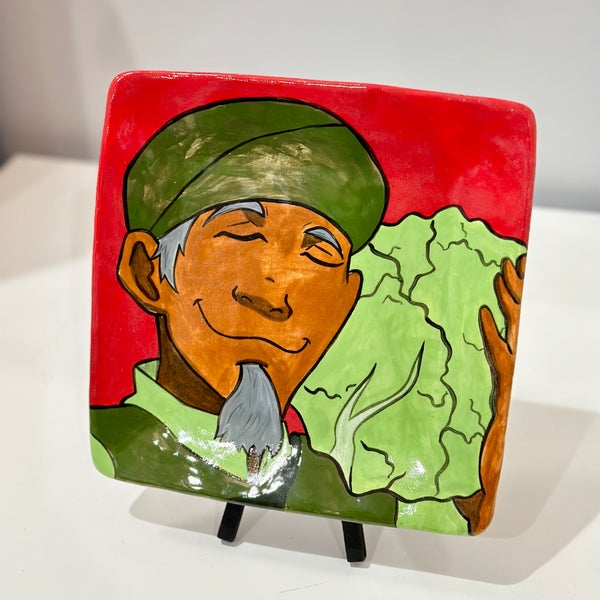 Cabbage Merchant Square Plate