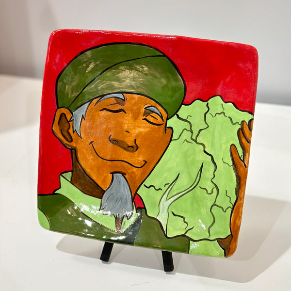 Cabbage Merchant Square Plate