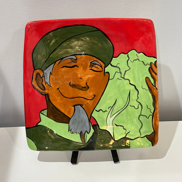 Cabbage Merchant Square Plate