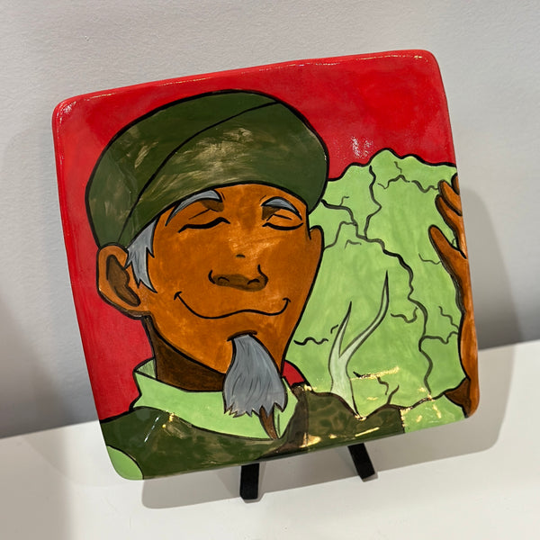 Cabbage Merchant Square Plate