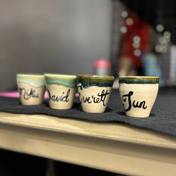 Custom name shot glass