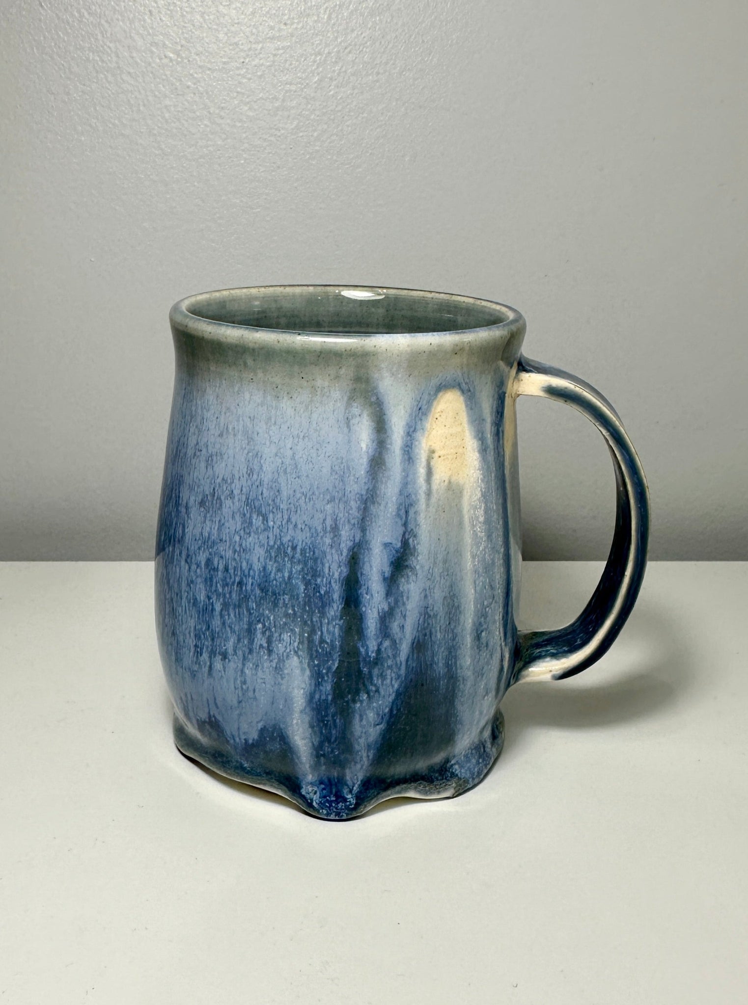 Dripping Floating Blue Mug