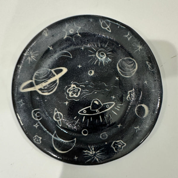 Small Astronomy/Space Round Plate