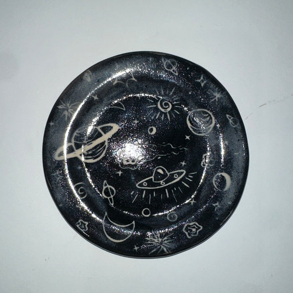 Small Astronomy/Space Round Plate