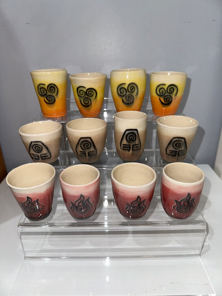 Avatar 4 Nations Shot Glasses