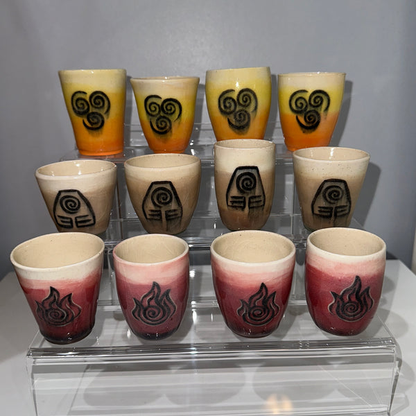 Avatar 4 Nations Shot Glasses