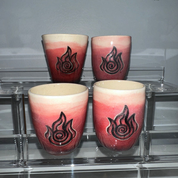 Avatar 4 Nations Shot Glasses