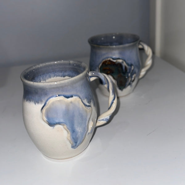 Africa Twisted Handle Mugs