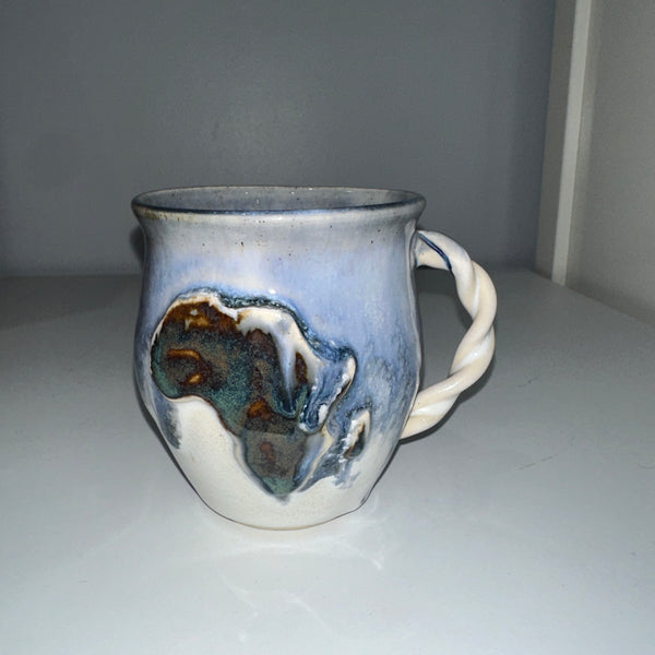 Africa Twisted Handle Mugs