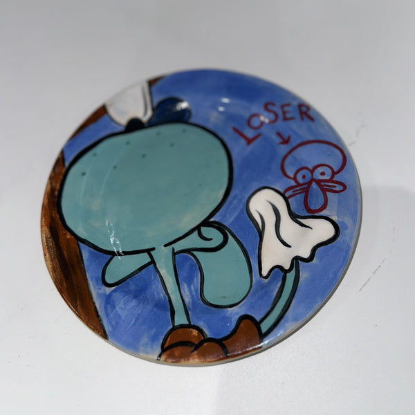 Squidward Loser Plate