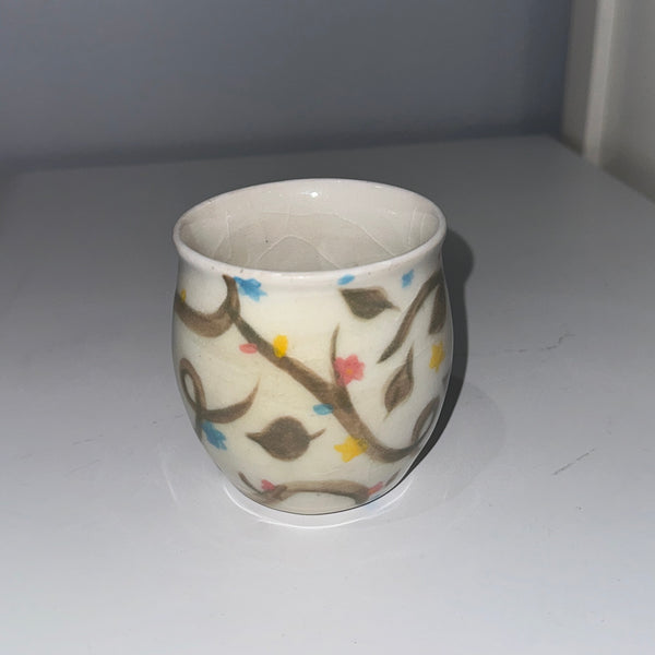 Vine and Flower Cup/Shot Glass