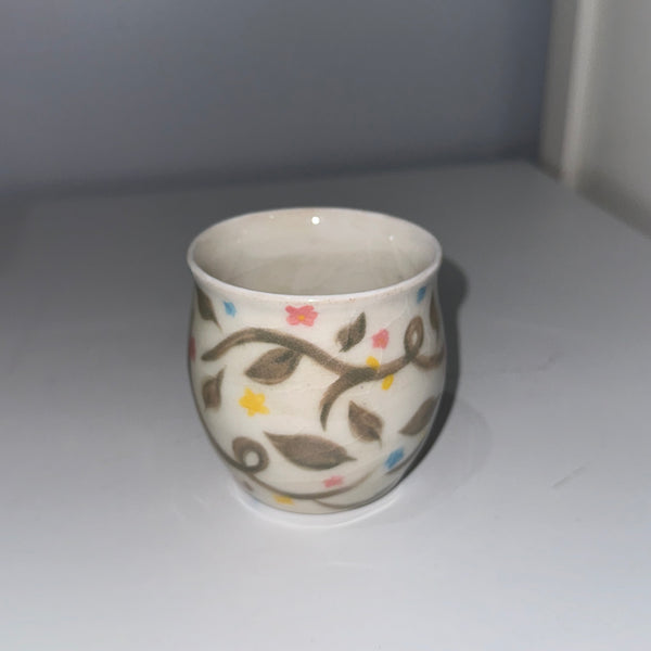 Vine and Flower Cup/Shot Glass