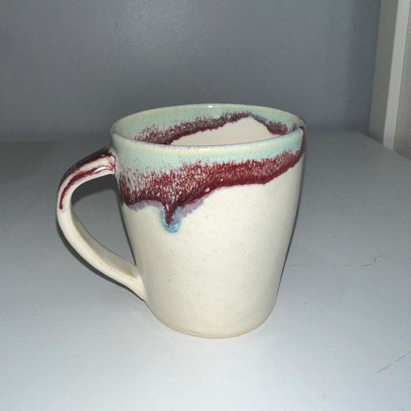 Africa Mug- White/Red/Satin Green