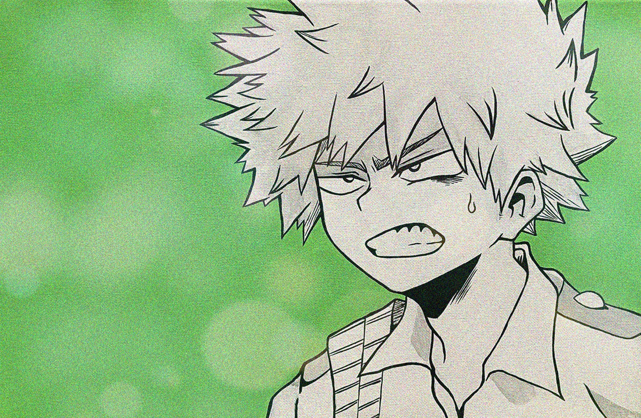 Green "Kacchan" Bakugo Katsuki Print