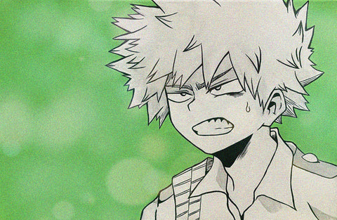 Green "Kacchan" Bakugo Katsuki Print