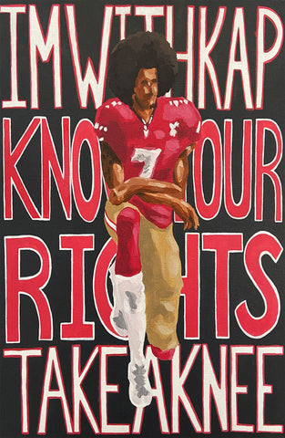 Colin Kaepernick "#IMWITHKAP" Print