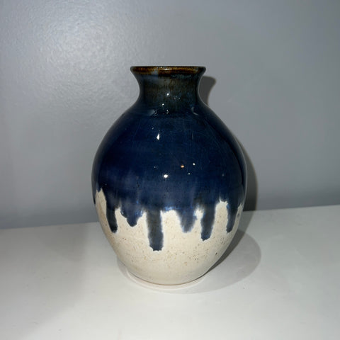 Rounded Drip Vase-Medium