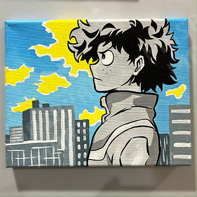 "City Deku" My Hero Academia Original Canvas