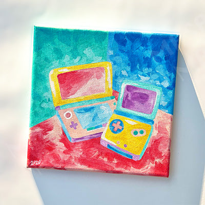 "Handhelds" Original Canvas