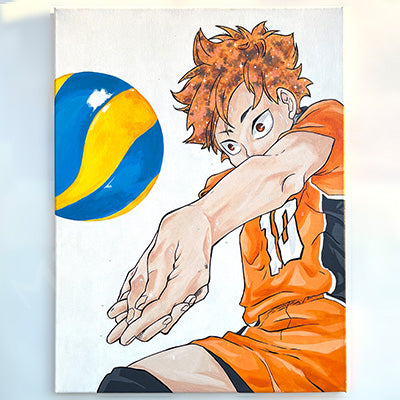 "Hinata Receive" Haikyuu Original Canvas